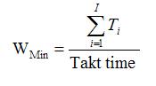 service operations takt time calculation