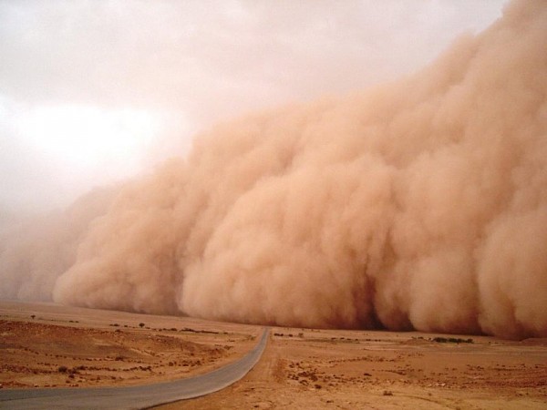 raising the dust, dust storm
