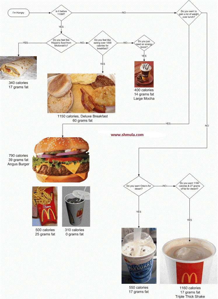 mcdonald's process flow of ingredients