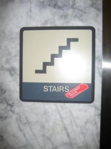 take the stairs