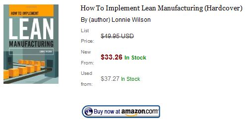 how to implement lean manufacturing book