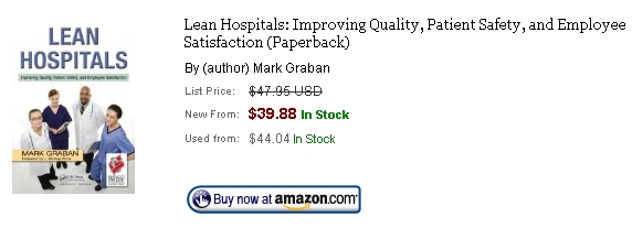 lean hospitals book mark graban