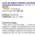Book Review: Lean Six Sigma Logistics