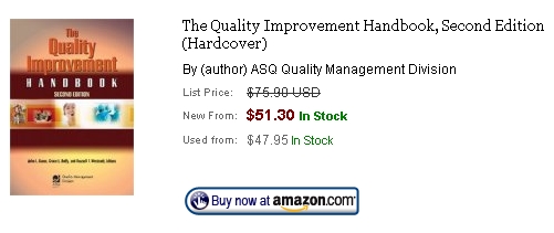 ASQ Quality Improvement Handbook Certification