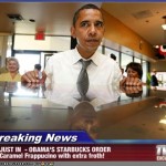 obama ordering starbucks lean manufacturing froth