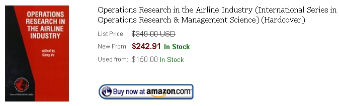 airline industry industrial engineering operations research