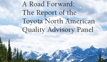 toyota quality advisory panel report 2011