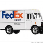 fedex truck, tracker, supply chain