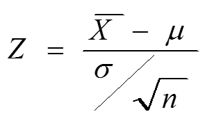z-values-calculation-for-distribution-of-mean