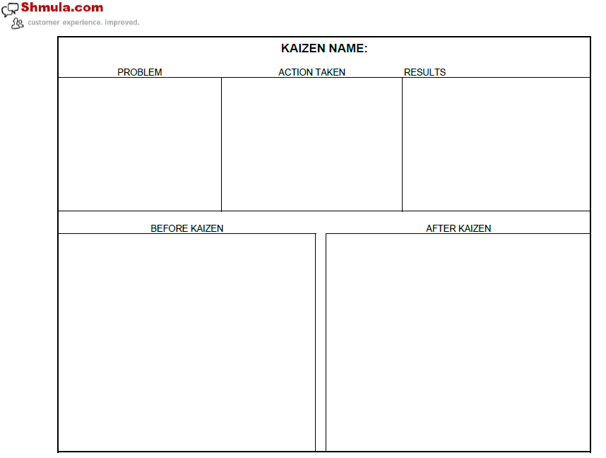 Kaizen Event Template Excel - Printable Word Searches