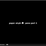 paper airplane game, pull production